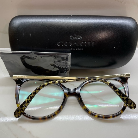 Coach Tortoise Shell Eyewear Glasses - Picture 2 of 3